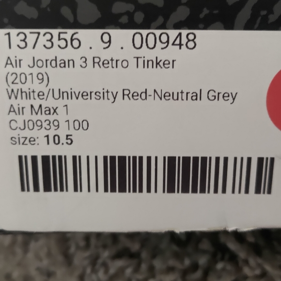 Air Jordan 3 Retro Tinker - Picture 11 of 12